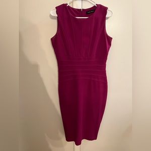 Fitted midi-dress